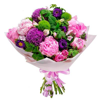 Сезонный букет «Лепестковая симфония»