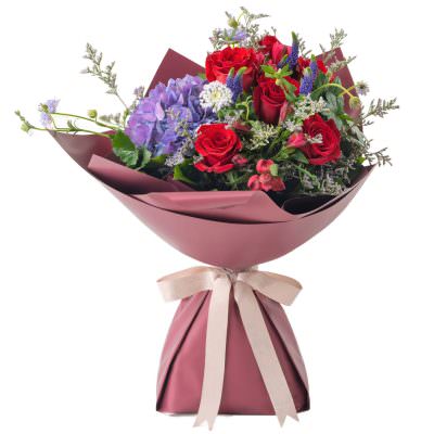 Букет из ароматных цветов «Вечерний вальс»