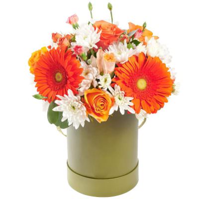 Шляпный букет «Яркое вдохновение»